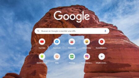 Como cambiar el fondo de Google