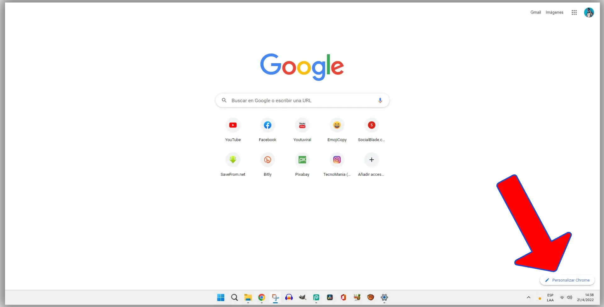 Como CAMBIAR EL FONDO de Google Chrome Personalizado